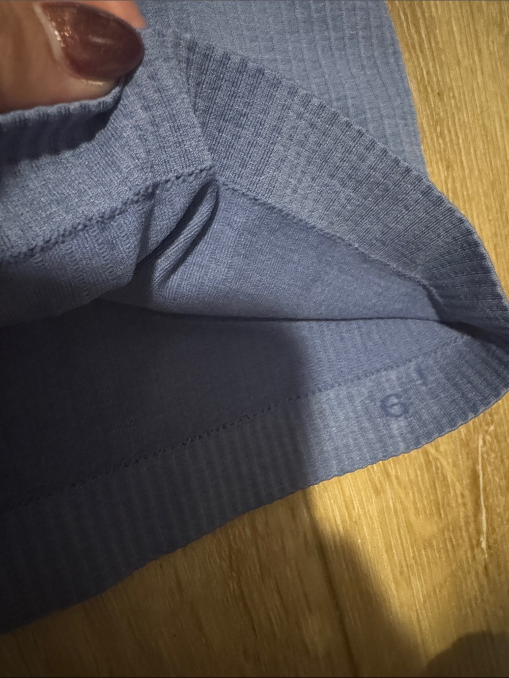 Lululemon Ribbed Racerback Tank Top - Blue - Picture 2 of 4